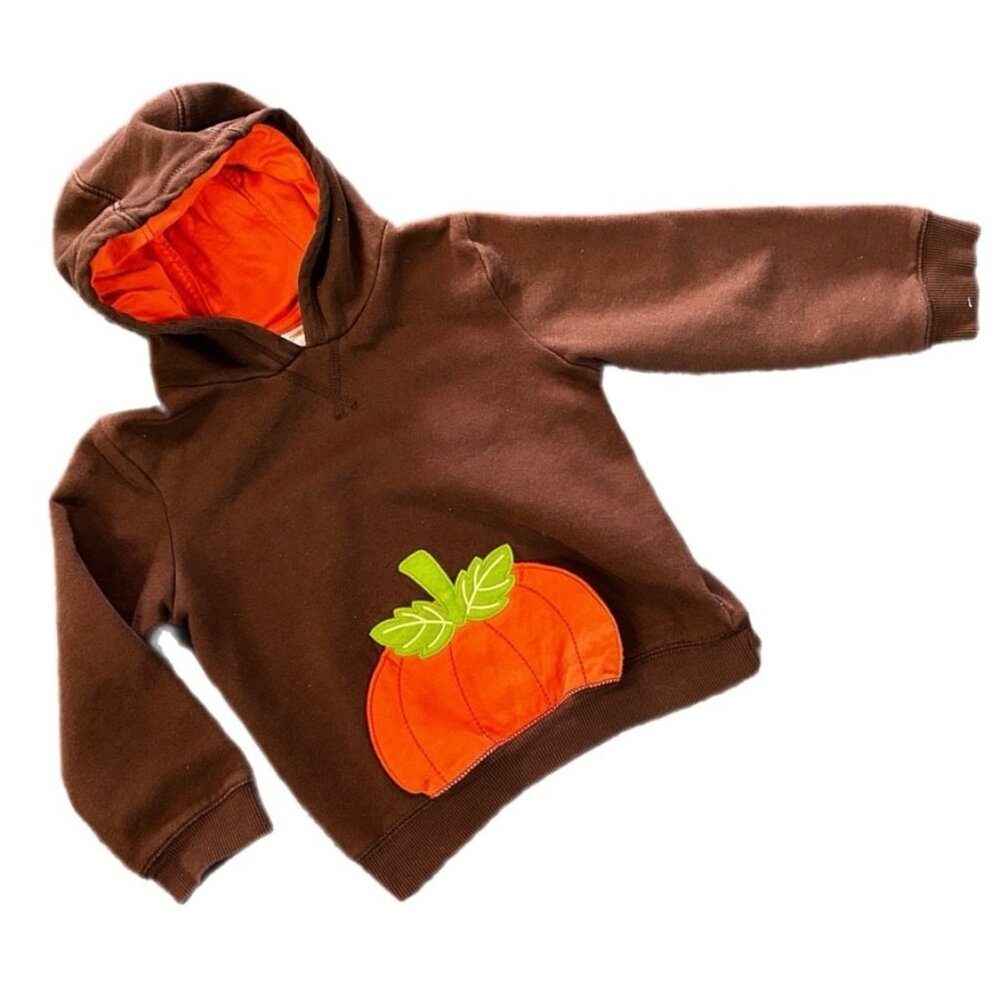 Gymboree Lil' Pumpin Fleece hoodie long sleeve shirt SIZE 4T VINTAGE 2000's